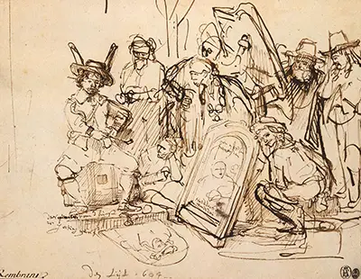 Satire on Art Criticism Rembrandt